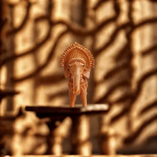 Handcrafted Terracotta Elephant Figurine – 13 Inch Tribal Art Home Decor | Eco-Friendly Clay Sculpture | Ethnic Table Accent